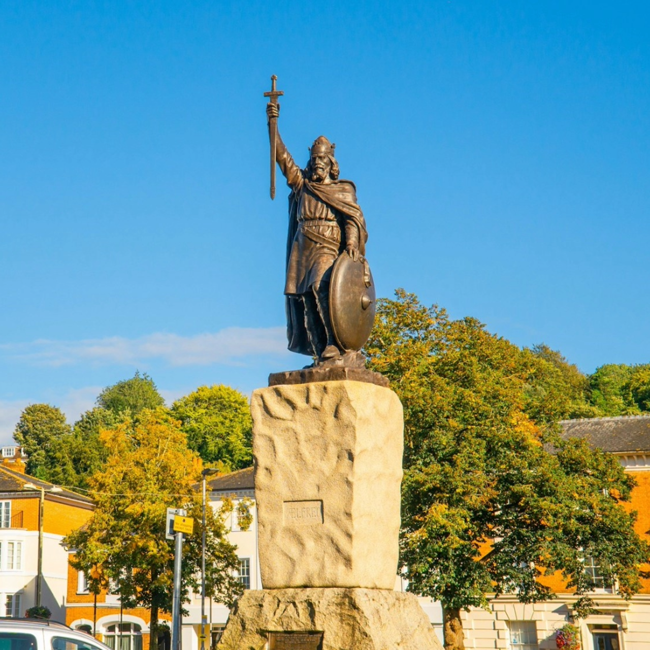 King Alfred statue