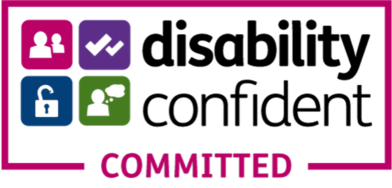 LCP disability confident committed badge
